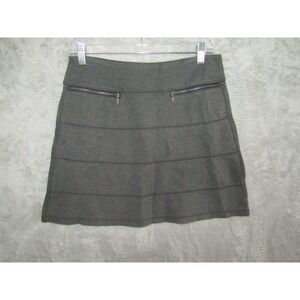 Athleta Gray Performance Zipper Pocket Skirt Size S